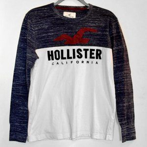 Hollister | Graphic Long Sleeved | Two-Toned Shirt | Size S
